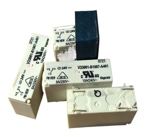 Relais V23061-B1007-A401 Tyco 24V 10A 5 broches pour circuit imprimé