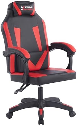 Conforto ou Marketing? A Verdade Sobre Cadeira Gamer vs Cadeira de Escritório Cadeira Gamer Xtreme Supra Preta e Vermelha (NA)
