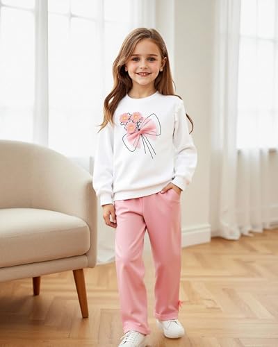 Toddler Girl Clothes Kids Winter Fall Outfit Long Sleeve Sweatshirt Pants Set Girls Clothing Set3