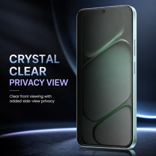 Image of FIRST MART Privacy Tempered Glass for OnePlus N6, 2 Pack | Anti-Spy 9H Screen Protector, Edge-to-Edge, Case-Friendly, Scratch Resistant, Bubble-Free