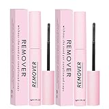 Qiveaory 2Pcs Lash Remover for Lash Extension,Cluster Lash Glue Remover Individual Eyelashes Gentle Eye Removal for False Lashes,Eyelash Extension Adhesive Remover Self Use at Home - Image 6