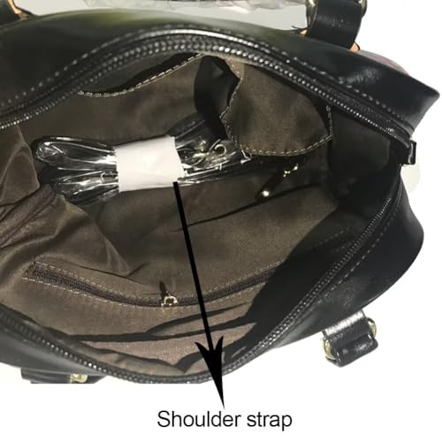 Bolso de cuero vintage HUGS IDEA para mujer miniatura 6
