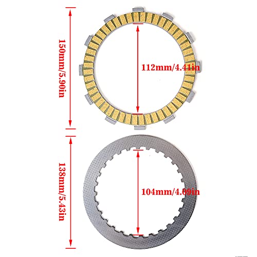 Kit disques de friction d'embrayage CB400F CBX550 moto - 3