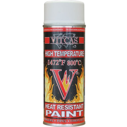 Pintura en spray Vitcas resistente al calor, de color blanco