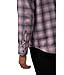TravisMathew Men's Cloud Flannel Plaid, Elderberry/Total ECL