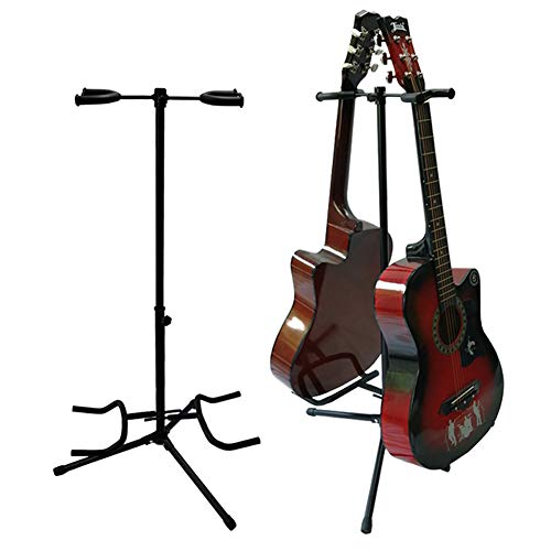 Wgwioo Support Trépied Guitare, Peut Contenir 2 Guitares, Acoustiques Guitare Basse Électrique Instrument De Musique Permanent Étage Repos Rack - Les Beatles, Paul McCartney, John Lennon, RIngo Starr, George Harrison Wgwioo Support Trépied Guitare, Peut Contenir 2 Guitares, Acoustiques Guitare Basse Électrique Instrument De Musique Permanent Étage Repos Rack
