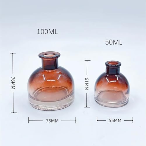 Set 4 botellas difusoras vidrio 50ml con palitos miniatura 2