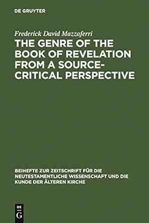 The Genre of the Book of Revelation from a Source-critical Perspective: 54 Reprint 2010 Edition book cover