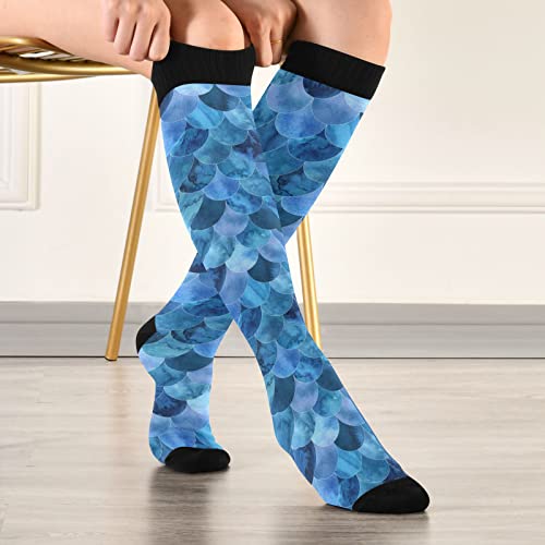 Image of Compression Socks for Women & Men, Knee High Socks for Circulation Medical Running Athletic Nurse Travel