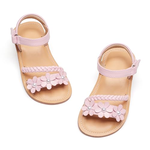Image of GINFIVE Toddler Girls Sandals Girls Toddler Sandals Little Girls Kids Shoes