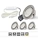 Produktbild LED Einbauleuchte"DF-9251B-2" 4er Set matt-chrom Einbaustrahler Deckenstrahler 58mm Bohrloch 2,5W 12V warm-weiß