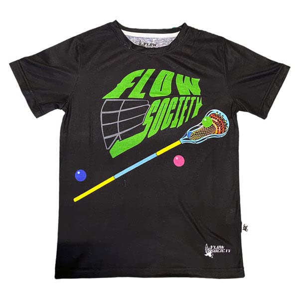 Flow Society Youth Lax Stix Athletic Tee Shirt