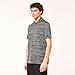 Oakley Men's Gravity Pro Polo Shirt, Blackout/White Heather, Medium