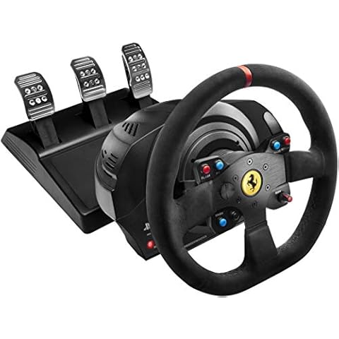 Volante Thrustmaster VG T300 Ferrari Alcantara Edition para PS4, PS3 y PC Cover
