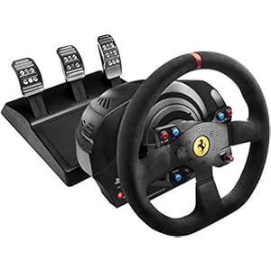 Thrustmaster T300 Ferrari Integral RW Alcantara edition | Racing Game Wheel | Force Feedback | PC/PS3/PS4