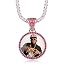 03 Baguette Circle(Purple)+Rose Gold Tennis Chain24 0232
