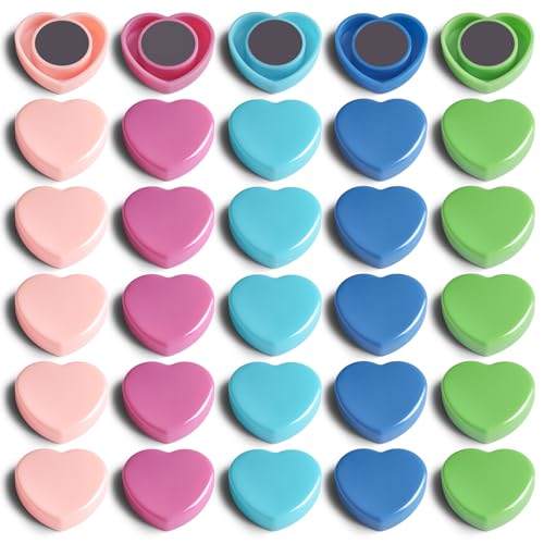 Imanes decorativos en forma de corazón 30 piezas