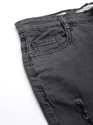 Image of GUTI Womens High Rise Crop Length Jeans()
