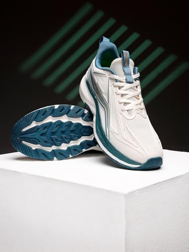 Image of Action | Athleo | NITRO-2007 | Men's | Lace-Up | Running | Shoes | Lightweight | Comfortable | Trendy | Breathable | Sports | Shoes