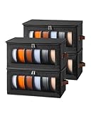 Qozary Filament Storage Box - 4 Pack 3D Printer Filament Storage Containers with Desiccants, Holds Up to 24 Rolls, 3D Printing Accessories Holder Rack for Home, Office Workshop, Studio