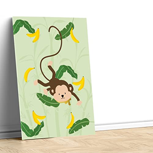 Illustration singe affiche déco murale salon moderne 40x56