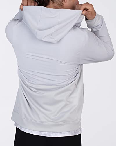 Apana Mens Jacket Zip Up Yoga Workout Training Athletic Woven Lightweight Sweatshirt Windbreaker Jacket With Pockets (Skylight, Large) #TOP1