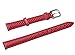 Produktbild uYOUNG 16 mm Damen rot echt Leder Eidechse mit Armbanduhr Band