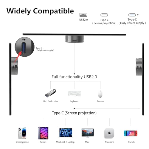 Image of Portable Monitor Touchscreen Drawing Tablet with 13.3 inch 2.5K screen and 4096 Levels of Pressure Sensitivity Stylus, USB-C Plug & Play 1500:1 contrast Laptop Screen Extender for Mac Laptop PC with Stand