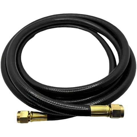 South Bend Components 3/8" ID Propane/Natural Gas/Air Hose with two 3/8 "Female Flare Fittings, Suitable for RV systems and more (5 feet long) Cover