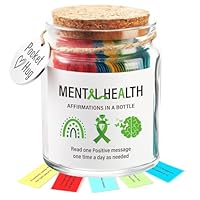 Motivationskarten Im Glas - 90 Positive Affirmationen Für Mentale Gesundheit & Selbstliebe, Perfektes Geschenk In Schwarzer Box