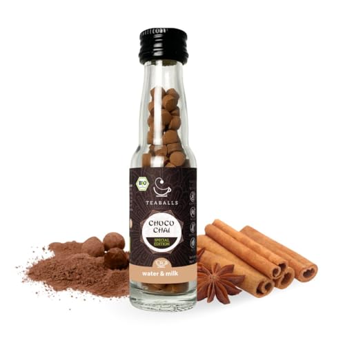 TEABALLS BIO - CHOCO CHAI Tee mit Kakao für ca. 40 Tassen Tee