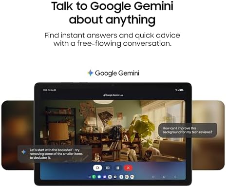 Samsung Galaxy Tab A11+ Plus (5G+LTE+WiFi) 128GB, 11" Display, 7040mAh Battery, Android Tablet, Unlocked - Gray (Renewed) — view 3