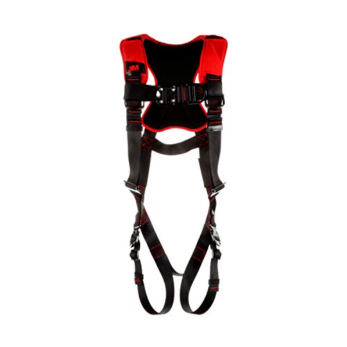 3M Protecta Comfort Vest-Style Climbing Harness 1161406, Black, X-Large, 1 Ea/Case