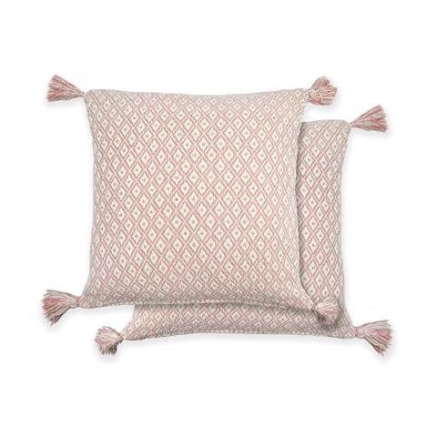Emma Barclay Blush Herringbone Cushion Cover Cover
