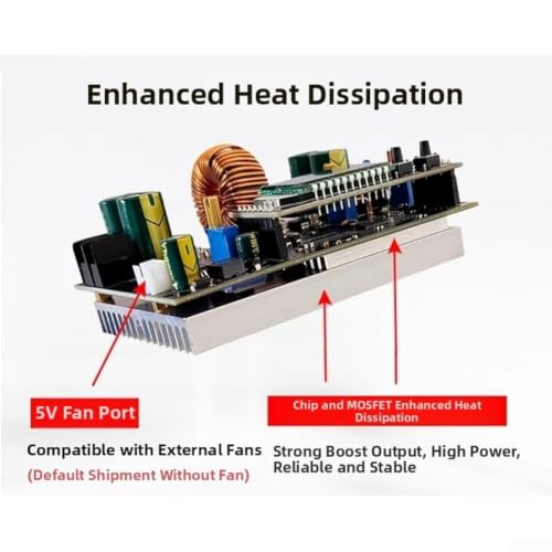 Sistemas de carga de energía alternativa eficientes usando el boost step down module 300w 20a 4