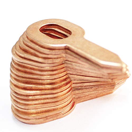 Kit de Anéis para Extração de Amassados em Solda Ponto TingAo 55,5 mm para Reparo de Carroceria, Pacote com 50