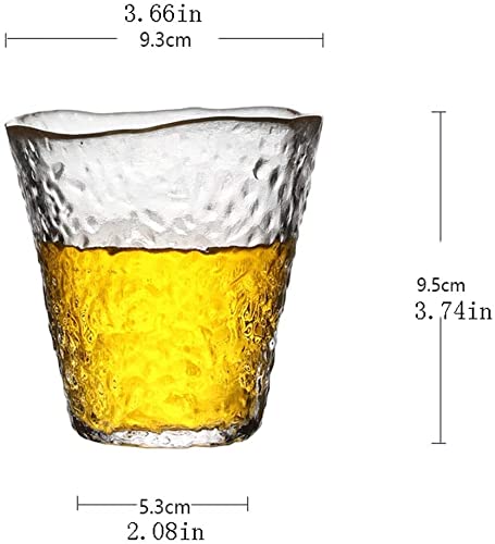 Simwa Whiskey Champagne Glasses Water Tumblers Glasses Glass Tumblers, Drinking Glasses For Tea/Coffee/Latte/Cappucino/Cafe/Milk Wine Glass #TOP1