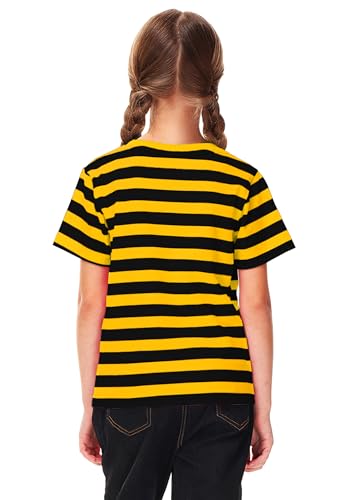 Image of Deerose Kids Striped Shirts Short Sleeve Boy Girls July 4th Patriotic Tee Top 3-14 Years
