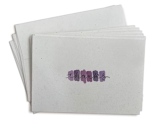 Image of Sugartown Greetings Color Palette Purple Thank You Cards - 24 Note Cards with Envelopes - Blank Colorful Thanks Cards