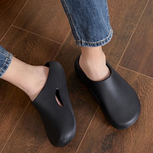 Fashion Clogs for Men Non Slip Cloud Slides, Arch Support Work Shoes Comfort Non-Slip Waterproof Mules, Slip-on Outdoor Beach Summer4