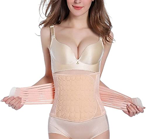 Tuoy Waist Trimmer Trainer Belt For Fast Weight Loss Fitness Body Shaper Waist Slimmer Waist Slimming Band Postpartum Postnatal Recovery Support Girdle For Women Man,Nude,Medium #TOP23