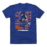 500 LEVEL Anders Lee Shirt (Cotton, Medium, Royal Blue) - New York Men's Apparel - Anders Lee Future O WHT