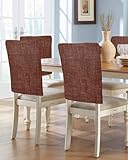 Melhor Cadeira para Mesa de Jantar: Top 10 Melhores em 2025 12 Conjunto de 6 capas de cadeira marrom escuro, cor marrom sólida, estopa removível, lavável para cadeiras de jantar, decoração de casa de fazenda, para festas, casa, hotel, casamento