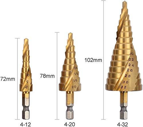 Loboo Idea 10 pezzi/set di punte per trapano con 3...