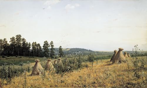 Impression sur toile Ivan Shishkin Meule De Foin reproduction haute définition