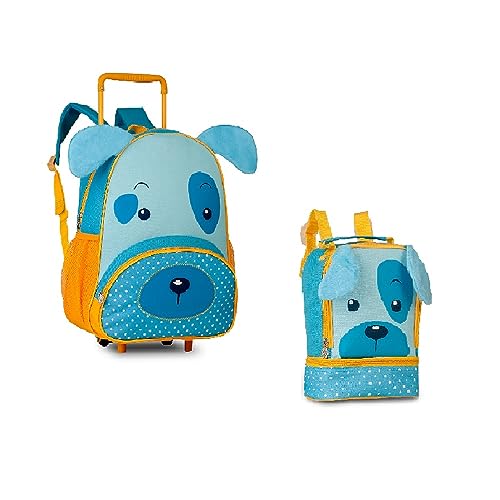 Kit mochila e lancheira de Cachorro