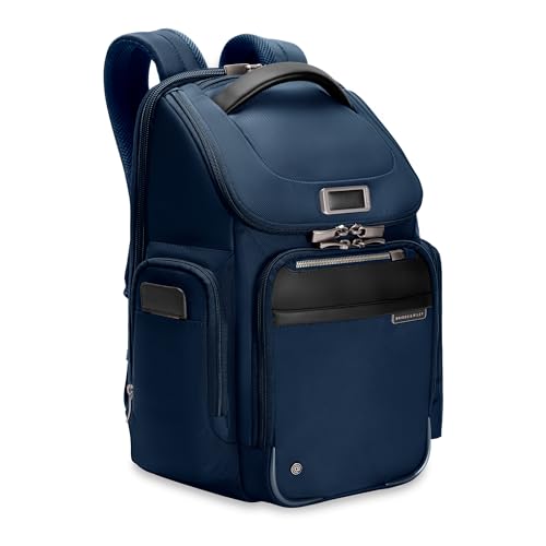 Image of Briggs & Riley @work Medium Widemouth Backpack, Navy