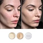 2 Pack PHOERA Setting Powder,Control Oil Brighten Skin Color Cover Blemish Whitening Face Makeup Lasting,Velour Powder Puff (102 Cool Beige) - Image 4