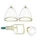 Woman Breast Vacuum Pump Large Breast Suction Twin 2 Cups Cupping System Breast Enlargement Firmer Massager Breastfeeding Pump