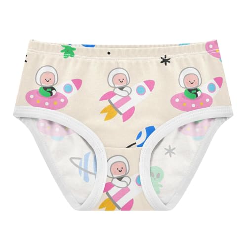 GuoChe Cotton Panties Underwear for Daily Wear Organic Underwear for Kids in Sizes 2T,3T, 4T, 5T, 6Y and 8Y